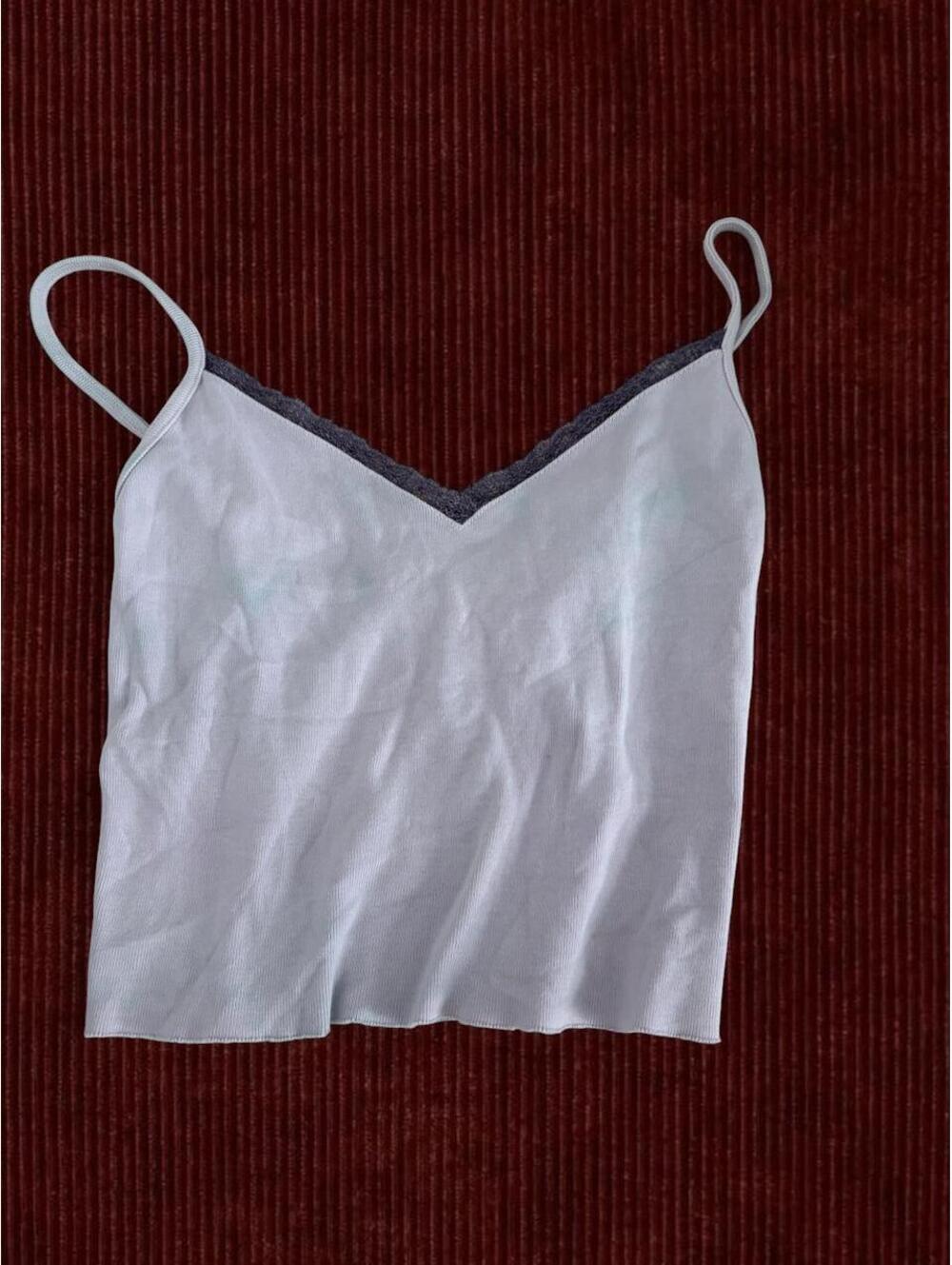 Brandy Melville Women's Blue and Purple Vests-tanks-cami
